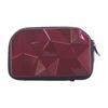 Bolso de mano con patrón de diamantes bolsa de aseo multiusos para viaje de noche gran capacidad power bank bolsa de almacenamiento para salida