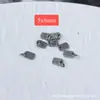Colgante de Flor de Loto de Plata Sanqi de Plata Vieja de Shanxi Pequeñas Flores Accesorios Componentes para Manualidades y Joyería DIY