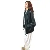Estilo Nuevo Primavera y Otoño 2025, Rejuvenecedor, Versátil, Cómodo y Amigable con la Piel Casual Retro Chaqueta de Cuero Lavado Chaqueta Moderna