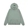Fog Essentials Sudaderas com Letras de Silicone Estéreo para Homens e Mulheres American High Street Moletons com Flocagem Jaqueta Moletom