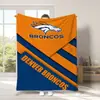 Manta Super Bowl Americana de Amazon Logo de Equipo de Fútbol Americano de la NFL Manta para Siesta Mercancía Transfronteriza Manta de Sofá