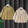 Delantal infantil, babero de manga larga para comer, bata impermeable y resistente a las manchas para bebés niñas, vestido tipo bata de pana para bebé, ropa protectora