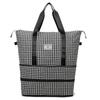 Bolsa de equipaje de viaje expandible portátil, Bolsa para maternidad con estampado de pájaros de palabras en tela Oxford, Bolsa de almacenamiento, Bolsa de gran capacidad para viaje de negocios