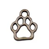 13x 11mm 0.6g multicolor Comercio exterior Accesorios de joyería DIY lindo animal huella de cachorro colgante