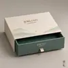 Caixa gaveta, com design único, simples, elegante e refinado, com embalagem colorida, estável e luxuosa, e acabamento brilhante