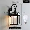 Luminária de Parede Externa Solar Lâmpada de Pátio Rústica Lâmpada de Parede Externa Villa Lâmpada de Parede Super Brilhante Lâmpada de Escada de Casa Varanda Sala de Sol