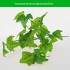 Grama de Parede de Planta Simulada Acessórios de Plástico Acessórios Verdes Decoração de Planta Falsa Sala de Estar Fundo de Parede de Filme e Televisão Parede de Planta Verde