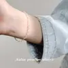 Pulseira Tecida de Prata S925 com Textura de Onda Nalan, Exquisita e Simples, Joia de Design Nicho Estilo Ins S8578