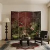 Biombo Estilo Francés para Sala de Estar, Estética Dinastía Song, Vestíbulo de Entrada, Estilo Mid-Century, Sensación de Lujo Ligero, Bloqueo, Plegable, Móvil