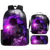 Mochila Escolar Exclusiva One Piece Três Peças Conjunto Mochila Rei do Mar Grande Capacidade Mochila para Aluno do Ensino Médio