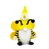 Festival de la Abeja Nueva Transfronterizo Adornos de Muñeco Rudolph Alado Enano Abeja Amarilla Muñeco Sin Rostro Decoración