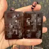 Suministros taoístas colgante fijo colgante de jade azufaifa marca colgante para coche cinco truenos dios de la riqueza de cinco caminos colgante