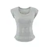 Estilo Deseo Puro Chica Atractiva Ajustado Manga Corta Tejido Camiseta Top + Adelgazante Casual Conjunto de Falda en Capas