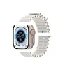Para Apple Watch 8 Ultra Watch Pulseira de Silicone Marinha Pulseira Oficial Apple com Fivela Dupla Disponível