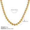 Diseñador Europeo y Americano Pequeño Plátano Geométrico Gama Alta Femenino Ins Collar Cadena de Clavícula Acero Inoxidable Chapado en Oro de 18K Joyería