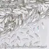 Rhinestones Marquise de Fundo Plano 2,5*8mm Mais Vendidos para Nail Art, Série Deslumbrante de Decorações para Nail Art e Acessórios de Unha Vestíveis Atacado