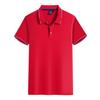 Polo camisa publicitária personalizada logotipo impresso lapela manga curta empresa roupas de trabalho T-shirt macacão camisa cultural bordado personalizado