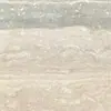 Bancada de Travertino Natural Cinza-Prata Italiano, Tampo de Gabinete de Travertino Off-White, Bancada de Ilha, Fábrica de Processamento de Lajes de Calcário