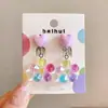 Clip de oreja de Kulomi Clip de oreja para niños Dibujo animado Sin agujeros en las orejas Pendientes anti-dolor para niñas Pendientes de niña Pequeña joyería Clip de oreja