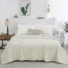 Nova Cobertura Jacquard Tafetá Fleece de Camada Única Dupla Face de Alto Peso para Outono e Inverno de 2026, Confortável Cobertura de Fleece de Algodão, Cobertura Multifuncional