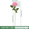 Rosa Simulada Rosa de Bolso Material de Veludo Arranjo de Flores Decorativo Presente de Dia dos Namorados Rosa Única Arranjo de Flores Artificiais