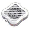 Coletor de Pó de Unha Mini de Mesa com Sucção Forte e Baixo Ruído, Aspirador Cravejado de Diamantes para Nail Designers