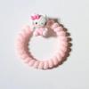 Sanrio nuevo anillo para el cabello de dibujos animados línea telefónica pequeña banda de goma ins lindo dulce niña cuerda para el cabello tocado