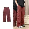 Comercio Exterior Transfronterizo 2026 Primavera y Otoño Nuevo Estilo Pantalones de Trabajo para Hombre Estilo Retro Japonés Holgados Pantalones Cargo con Múltiples Bolsillos Venta al por Mayor en Stock