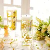 Vidrio de Borosilicato Alto Transparente Multiespecificación Romántico Día de San Valentín Cena a la Luz de las Velas Candelabro Recipiente para Velas Redondo Engrosado