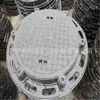 Tapa de registro de hierro fundido al por mayor de fábrica tapa de registro de hierro dúctil de alta resistencia rejilla de drenaje de agua de lluvia tapa de registro doble