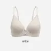 Ropa interior de algodón para niñas estilo pastoral dulce, sujetador push-up sin aros, cómodo, sin costuras, acanalado floral para busto pequeño 801