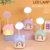 Lámpara de Mesa de Dibujos Animados Labubu para Dormitorio, Escritorio, Mesita de Noche, Carga USB, Habitación Infantil, Luz Nocturna para Dormir, Regalo para Eventos