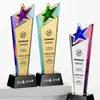 Nuevo Trofeo de Cristal Personalizado Creativo Reunión Anual de la Empresa Competencia al Empleado Destacado Medalla de Premio Honorífico Trofeo
