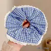 Faixa de Cabelo de Renda Coreana Camada Dupla High-End Tamanho Grande Headband Bola na Cabeça Adorno de Cabeça com Flores Novo Estilo 2025