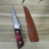 Cuchillo para deshuesar con mango de imitación madera para uso doméstico, Cuchillo para carnicería y corte de carne de res, cerdo, cordero, Cuchillo de cocina de acero inoxidable