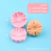 Série Flor de Luares Moldes de Bolo da Lua Simulação Chrome Hearts Formatos de Flor de Ameixa Flor de Cerejeira Confeitaria Tridimensional Tipo de Pressionar com a Mão Dim Sum Assar