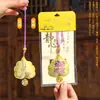 Saquito de Hoja de Bodhi para el Año del Caballo, Amuleto de Templo y Sitio Turístico, Bolsita de Oración para la Salud y la Seguridad, Saquito de Incienso, Colgante de Regalo Navideño