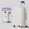 Maleta Nueva Modelo 2025 para Mujer con Asa, Equipaje de Mano, Maleta de Viaje de 24 Pulgadas con Portavasos, Candado de Contraseña, Ligera