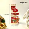 Ornamentos de Mesa Árvore de Natal de Madeira para Novo Produto Transfronteiriço Ornamentos de Boneco de Neve Velho Decorações de Natal Ornamentos de Homem de Gengibre