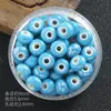 Jingdezhen Accesorios para Joyería DIY Rueda Electrochapada Cuentas de Cerámica Accesorios para Pulseras Pulsera de Cuentas de Ábaco Coloridas Material