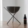Suporte Metálico Minimalista para Fogueira Bandeja Modelo Quarto Armazenamento de Joias Bandeja Designer Assento de Aromaterapia Decoração Suave