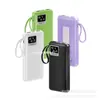 Kit de carregador digital 10.000mAh com cabo embutido para camping e uso comercial