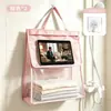 Bolsa de pendurar impermeável conveniente para roupas de banho, cesta de armazenamento de banheiro para roupas limpas, organizador de roupas de banheiro