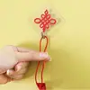 Gancho com caractere chinês "Fu" vermelho, festivo e alegre, adesivo forte, sem necessidade de furar, montagem na parede sem deixar marcas, gancho de porta resistente, gancho de nó chinês