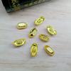 Venda quente tamanho pequeno liga de ouro lingote de prata lingote de prata imitação Dinastia Qing Dinastia Qing moldura para foto ornamento suprimentos artesanato atacado