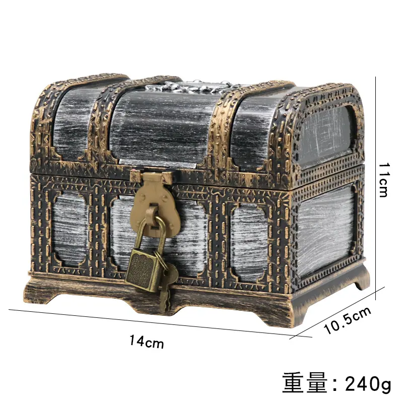 中号仿古宝箱C款