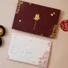 Cartão de convite de casamento Cartão de convite chinês escrito à mão Impressão de alta qualidade para casamento Jantar de casamento Carta de convite de casamento Convite de noivado Modelos 2023 consignação