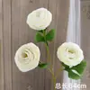 Flores de Casamento Brancas Simulação Flores de Casamento Arranjo de Cena Flores Artificiais Paisagismo Flores de Fileira no Chão Decoração Suave Arte Floral Arranjo de Flores Rosas