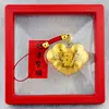 2027 Varios Llaveros con Lámina Dorada, Colgantes Rojos Estilo Chino para Mochila y Coche, Pequeños Regalos del Año de la Oveja