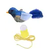 Brinquedo para Gato Rato Squeaky com Sensor Inteligente, Toque Leve, Som, Rato de Pelúcia Simulado, Brinquedo de Autoentretenimento para Gatos